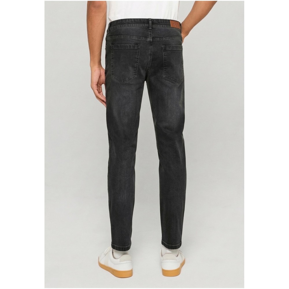 Urban Classics - Basic Slim Fit Jeans Pantalon coupe standard - Noir